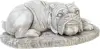 Artikelbild 10 des Artikels “Spike - Liegende Bulldogge auf Sockel, 38 cm L | Steinguss “